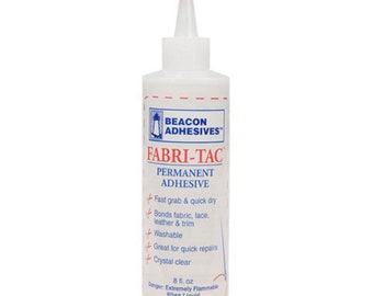 Beacon Fabri-Tac Permanent Adhesive 8 oz Made in U.S.A.