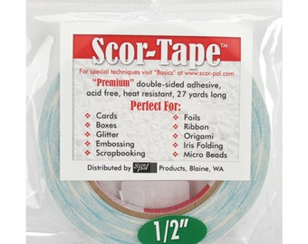 Scor-Pal Scor-Tape 1 roll 1/2" x 27yds.(81ft.)