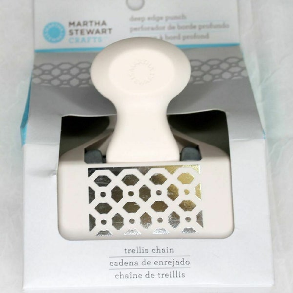 Martha Stewart Double-Edge Punch Linked Butterfly Trim New in Package Retired