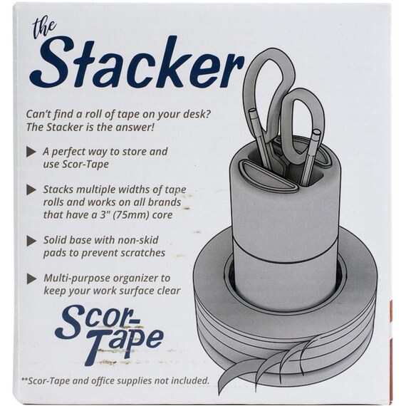 Scor-pal: The perfect Scor-Tape dispenser  Scrapbook storage, Craft room  storage, Craft storage organization