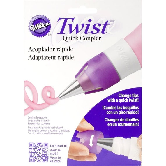 Wilton Twist Quick 4 Piece Coupler Set 411 7367 Cake Etsy