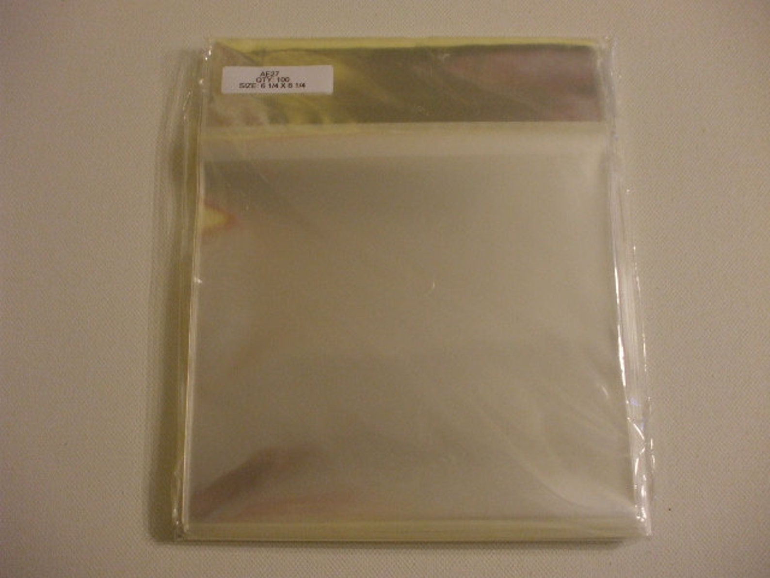 AE27 100 Clear Cellophane Envelopes for 6x6 Cards or Envelopes Etsy