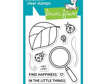 Lawn Fawn Hey Lady LF2223 Stamp Set