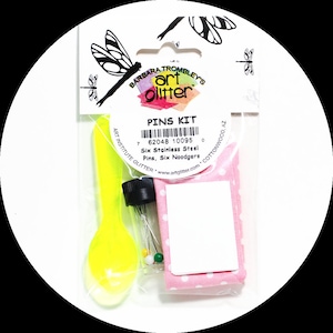 Art Glitter Lijm 6 RVS Tip Pins en Noodgers