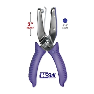 5/16" Punchline von McGill Circle Hole Hand Punch 53700 mit 5 cm Höhe."