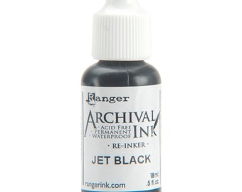 Ranger Full Size Archival Re-Ink Assorted Colors Permanent/Waterproof