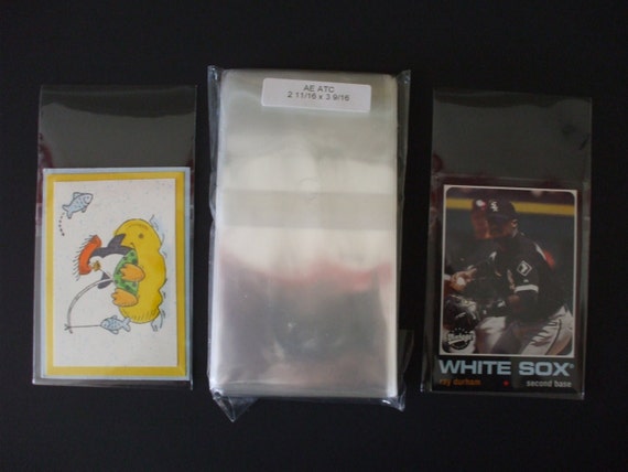 plastic sleeves for baseball cards 500 Counts Card Trading Cards, Soft Penny Card Sleeves Clear Card Protectors Fit for Card, Sports Cards, MTG Game Card Standard : Toys & Games keep them for dust 200 card sleeves top loaders
