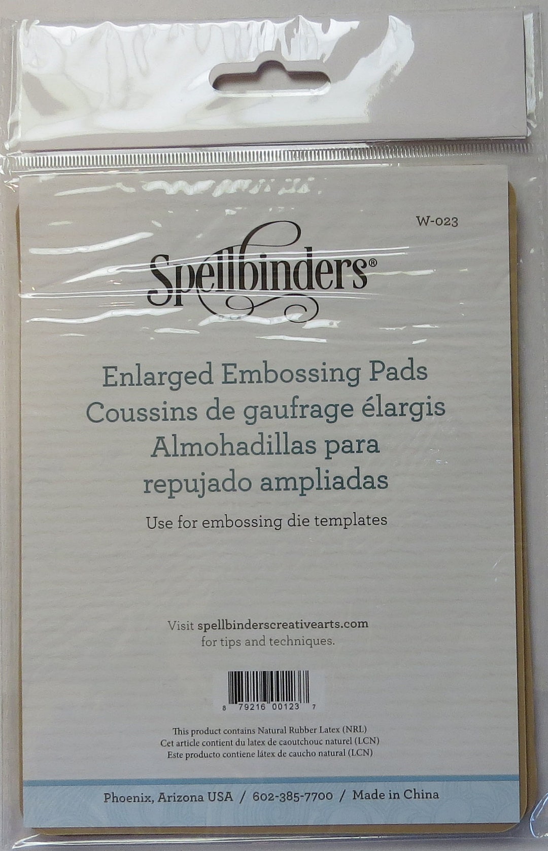 Spellbinders Tan Enlarged Embossing Pads Mats Embossing Mat W023 2