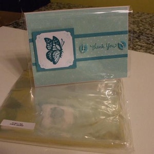 CJ41 100 Capas de cartão transparente para cartão A6 e envelope