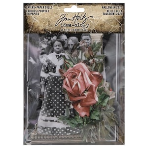 Tim Holtz Idea-ology Paper Dolls Halloween 2023 Die Cuts 68 Pieces TH94333