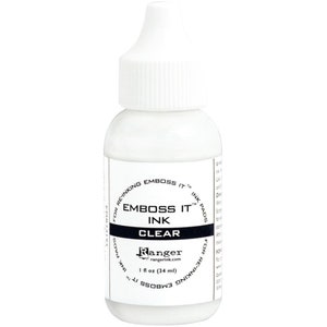 Ranger Emboss it Clear 33ml Clear Re-Inker New Emboss Ink