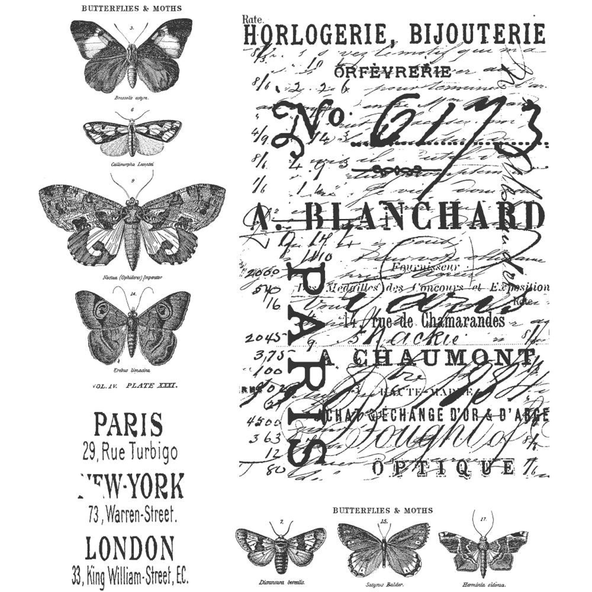 Tim holtz butterfly stamps - Etsy 日本