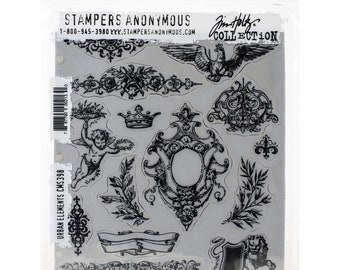 Estampadores anónimos Tim Holtz Urban Elements Stamp Set CMS398
