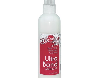 iCraft Ultra Bond Dries duidelijk zelfklevende 6 oz Made in U.S.A.