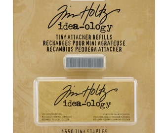 Tim Holtz Idea-ology Tiny Attacher Stapler Refills 1550 Tiny 1/8 x 1/4 Staples