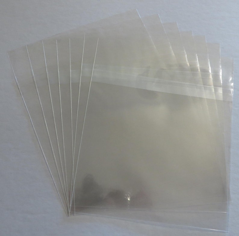 AE5X5 100 Clear Cellophane Envelopes 5 11/16 X 5 9/16 14.5cm Etsy
