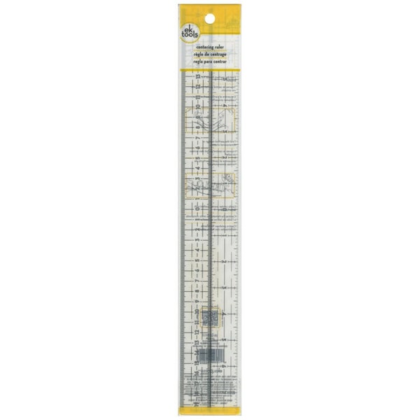 EK Success Pro Centering Acrylic Craft Ruler 54-02004