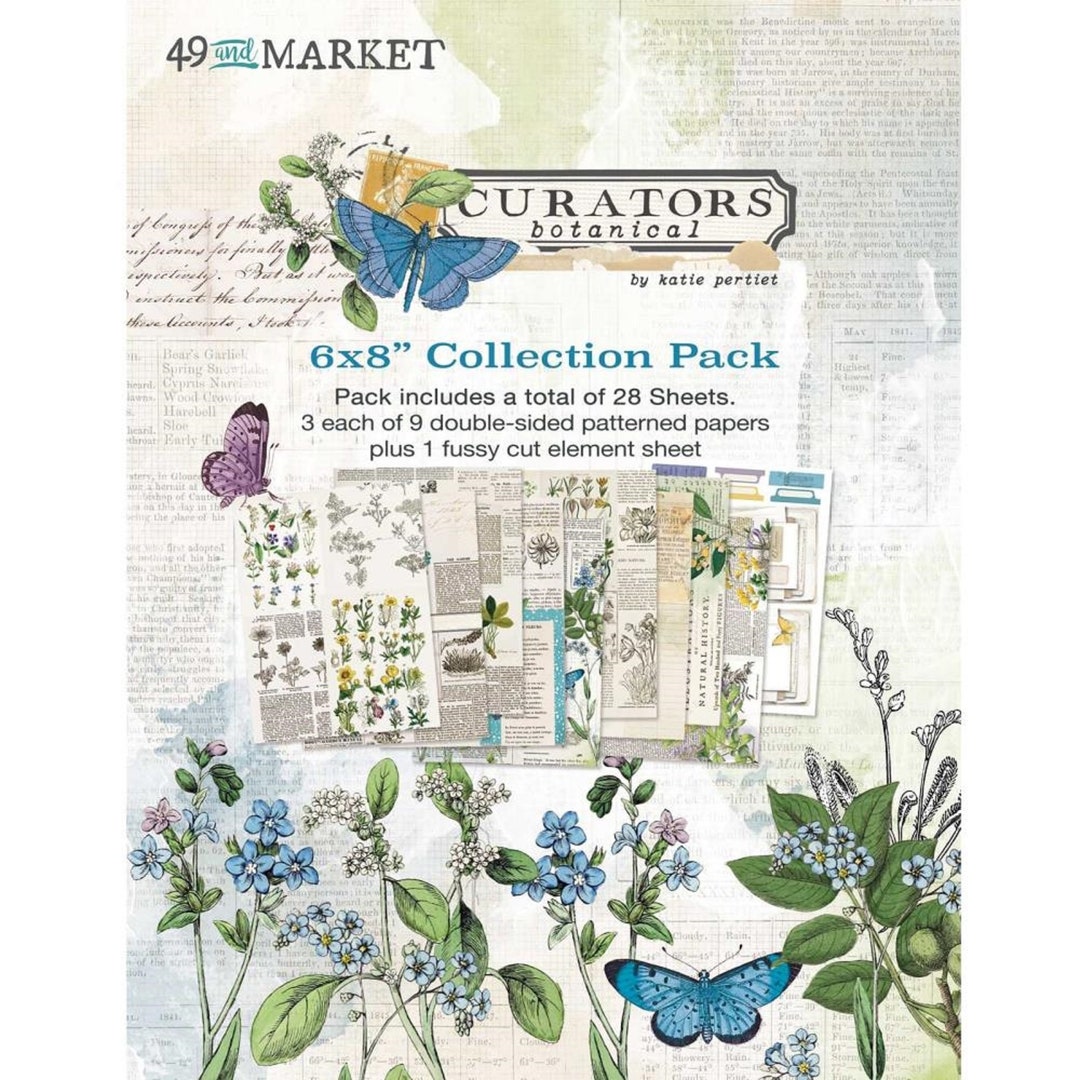49 and Market Curators Botanical by Katie Pertiet 6x8 Collection Pack ...