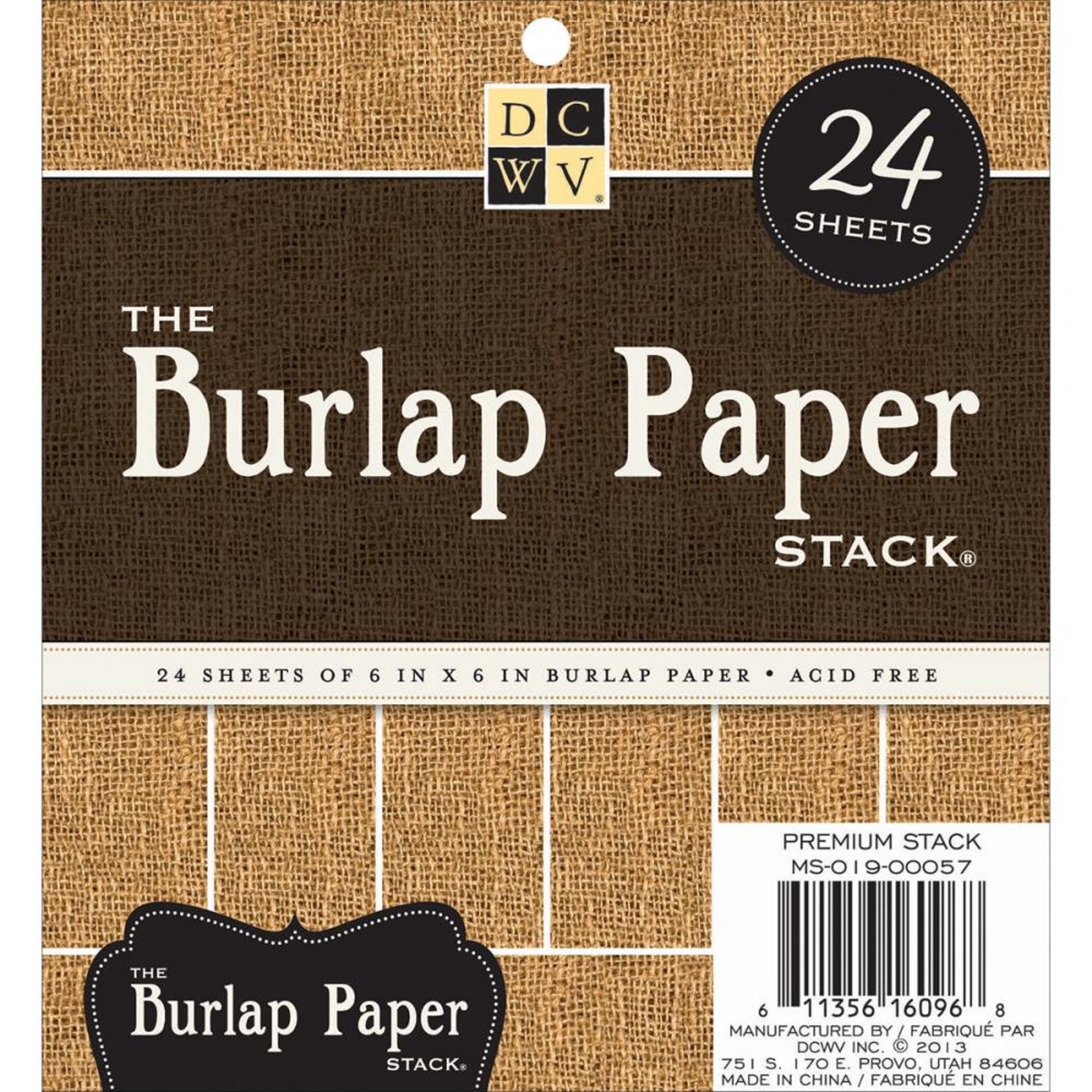 Ephemeral Burlap Decoupage Tissue Paper