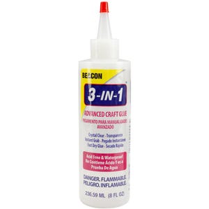 Beacon 3-In-1 Advanced Craft Glue 8oz Made in U.S.A.