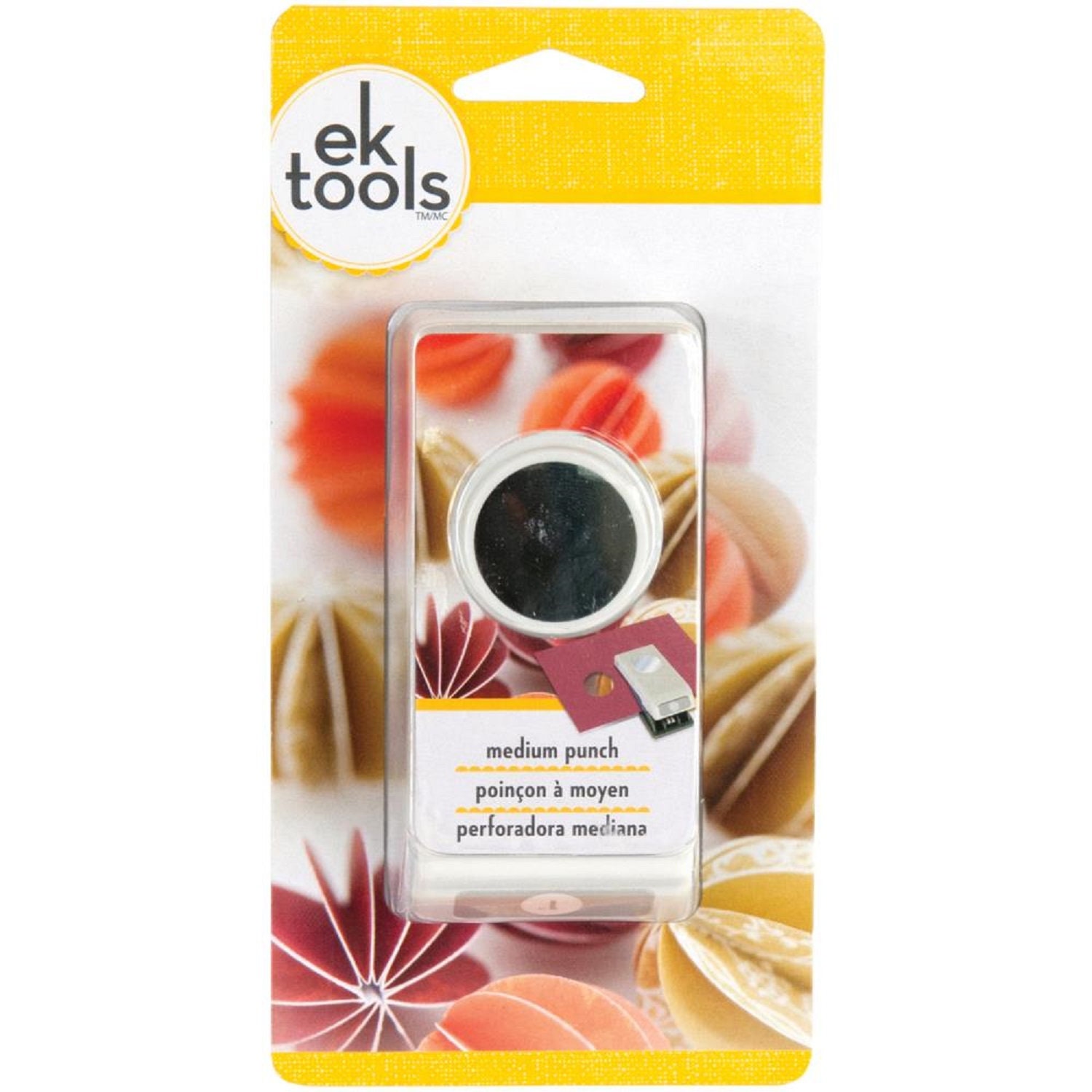 EK Tools Circle Paper Punch, 2.5-Inch, New Package , White