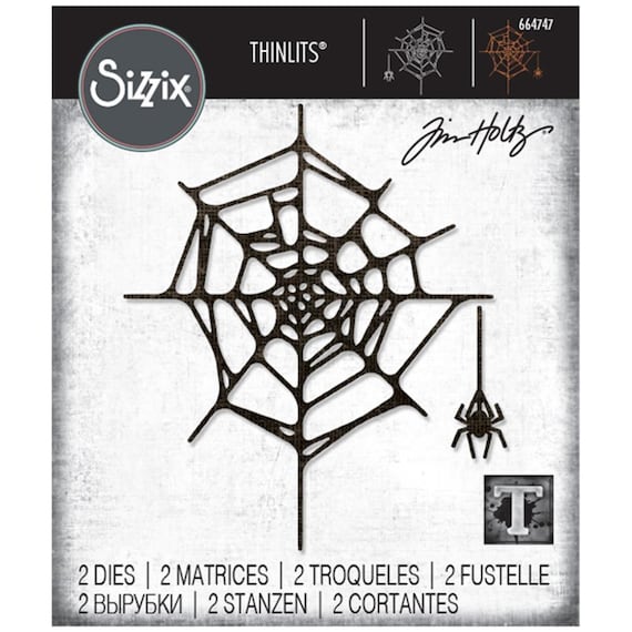 Sizzix Thinlits Di Tim Holtz - Set Di 5 Fustelle Per Taglio E Goffratura, Compatibili Con Big Shot E Vagabond