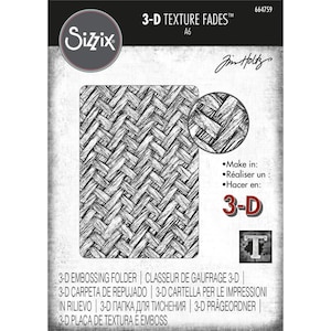 Sizzix / 664760 Typewriter Texture Fades Embossing Folder A6 3D - Etsy