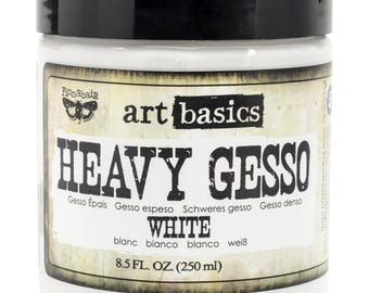 Prima White Gesso 8.5 oz. Finnabair Art Basics 961442
