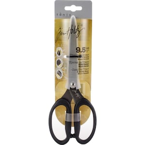 9.5&quot; Tim Holtz 819E Tonic Studios  Double Beveled Micro Serrated Titanium Shears