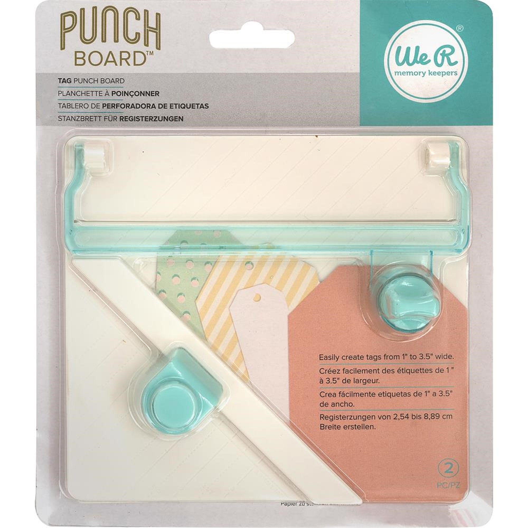 We R Memory Keepers - Angled 3-in-1 Punch Tag