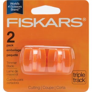 Fiskars Triple Track Trimmer Cutting Blade 2Pk. High Profile Blade Style I 9687