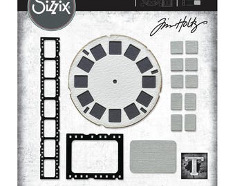 Sizzix / Tim Holtz Thinlits Dies Vault Picture Show 666602 15 dies
