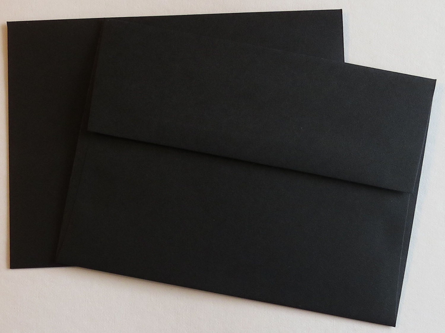 PPE48 Qty of 50 A6 70 lb. Black Paper Envelopes 4 3/4 x 6 1/2 Etsy
