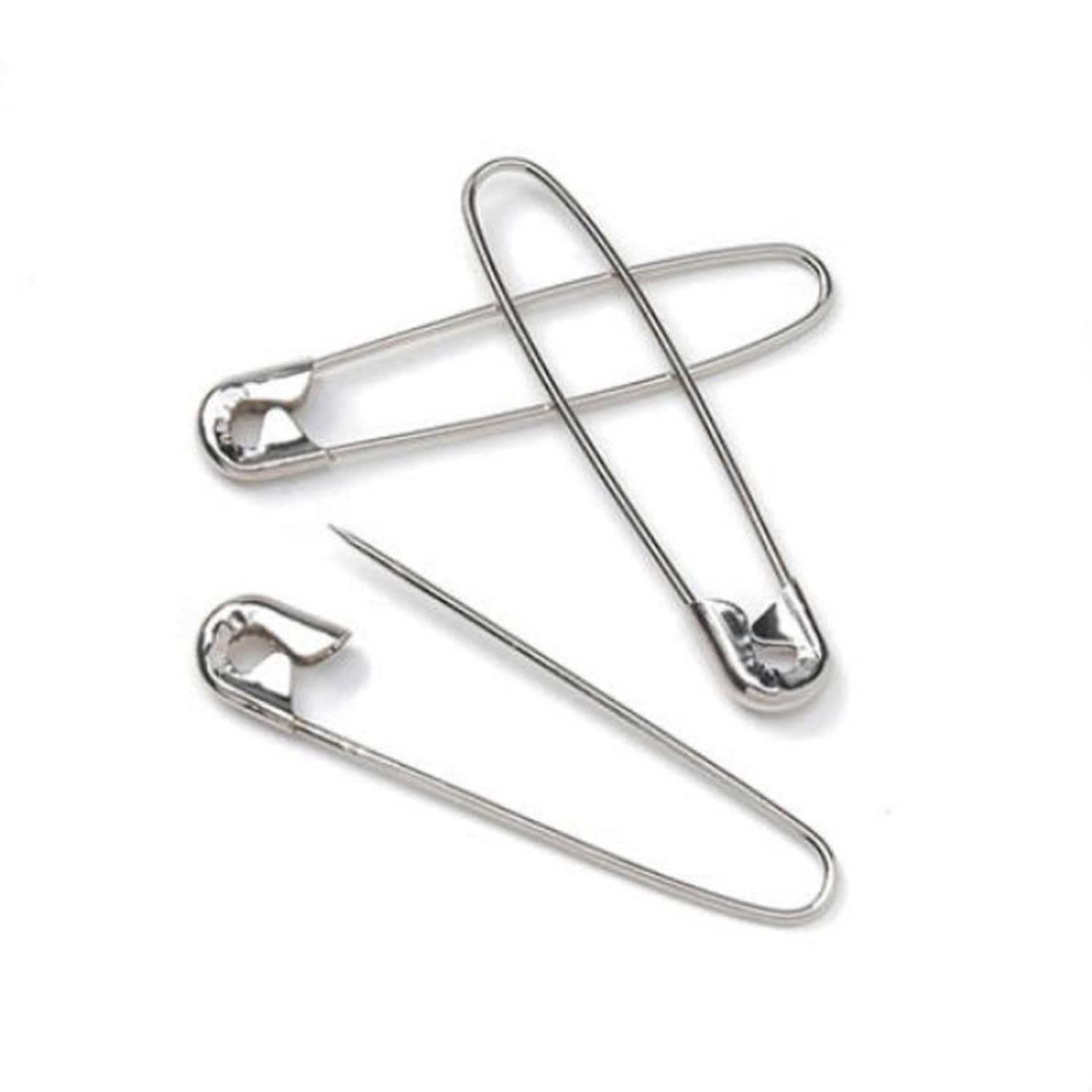 Darice Coiless Safety Pins- 1.5 Inch Gold 25 Per Package - Coiless