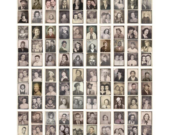 Ideaology Photobooth Vintage Photo Strips 40/pkg by Tim Holtz - Etsy
