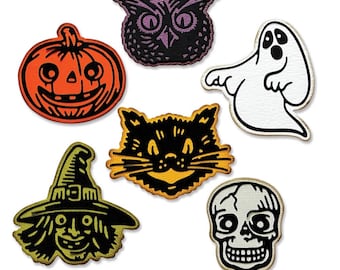 Muere Retro Halloween Sizzix Thinlits Por Tim Holtz 12/Pkg #666000
