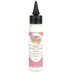 2 oz Art Glitter Designer Dries Clear Adhesive Made in U.S.A.