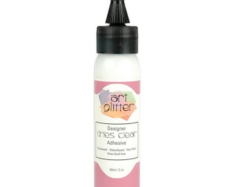 2 oz  Art Glitter Designer Dries Clear Adhesive Made in U.S.A.