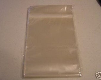 AE25  100 Clear Cellophane Envelopes 5 15/16 x 8 3/4 A9  (15.1cm x 22.3cm)