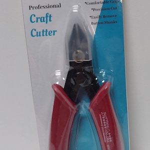 Buttons Galore Pro Craft Cutter Knopfschaft-Entferner Komfort Griff Klingenabdeckung