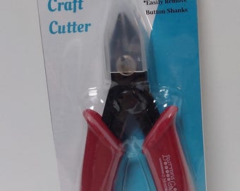 Buttons Galore Pro Craft Cutter Button Shank Remover Comfort Grip Blade Cover