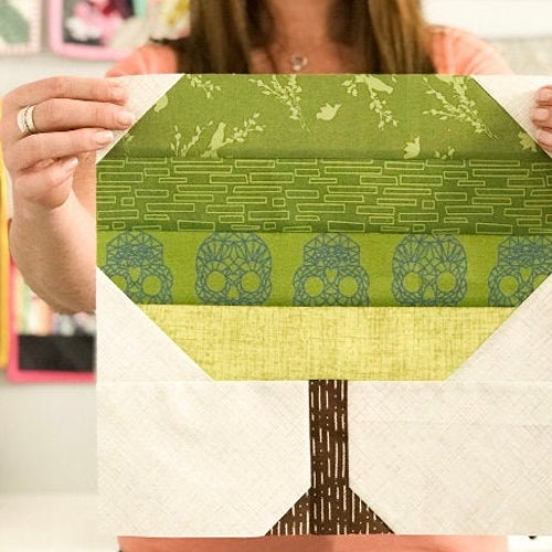 Tree Quilt Block Pattern PDF Includes Instructions for 6 Etsy