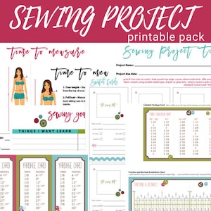 Sewing Project Printable Collection