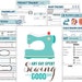 Sew Organized Printable Pack PDF download Template - Etsy