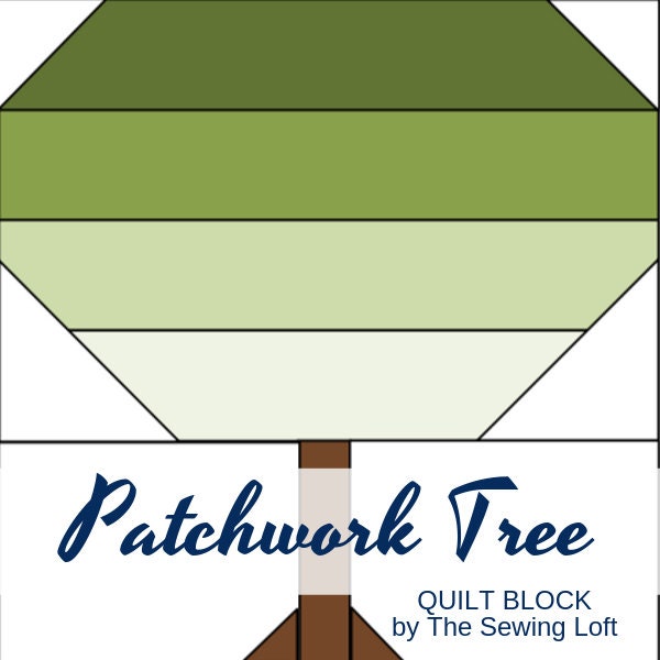 Tree Quilt Block Pattern PDF Includes Instructions for 6 - Etsy