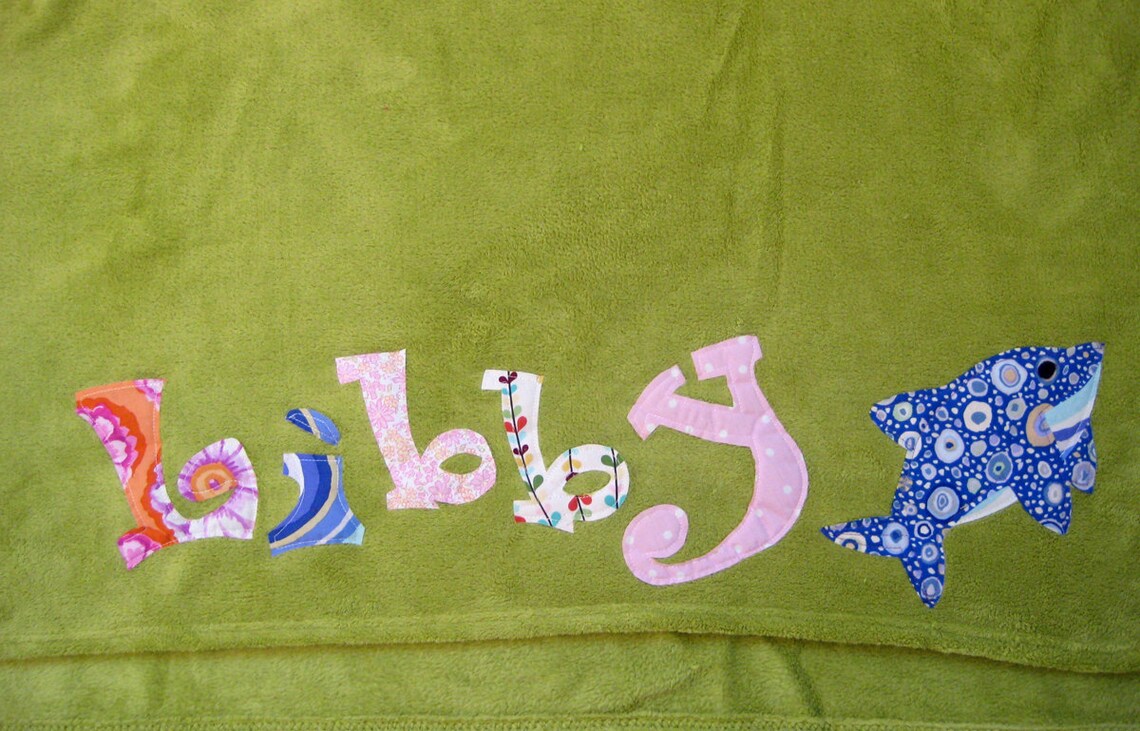 Funky Alphabet Applique Template Alphabet Applique Pattern | Etsy