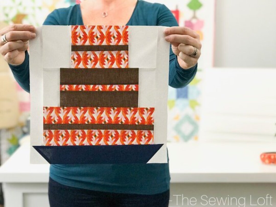 Slice of Cake Quilt Block Pattern – Beginner Sewing (PDF Pattern) - Etsy