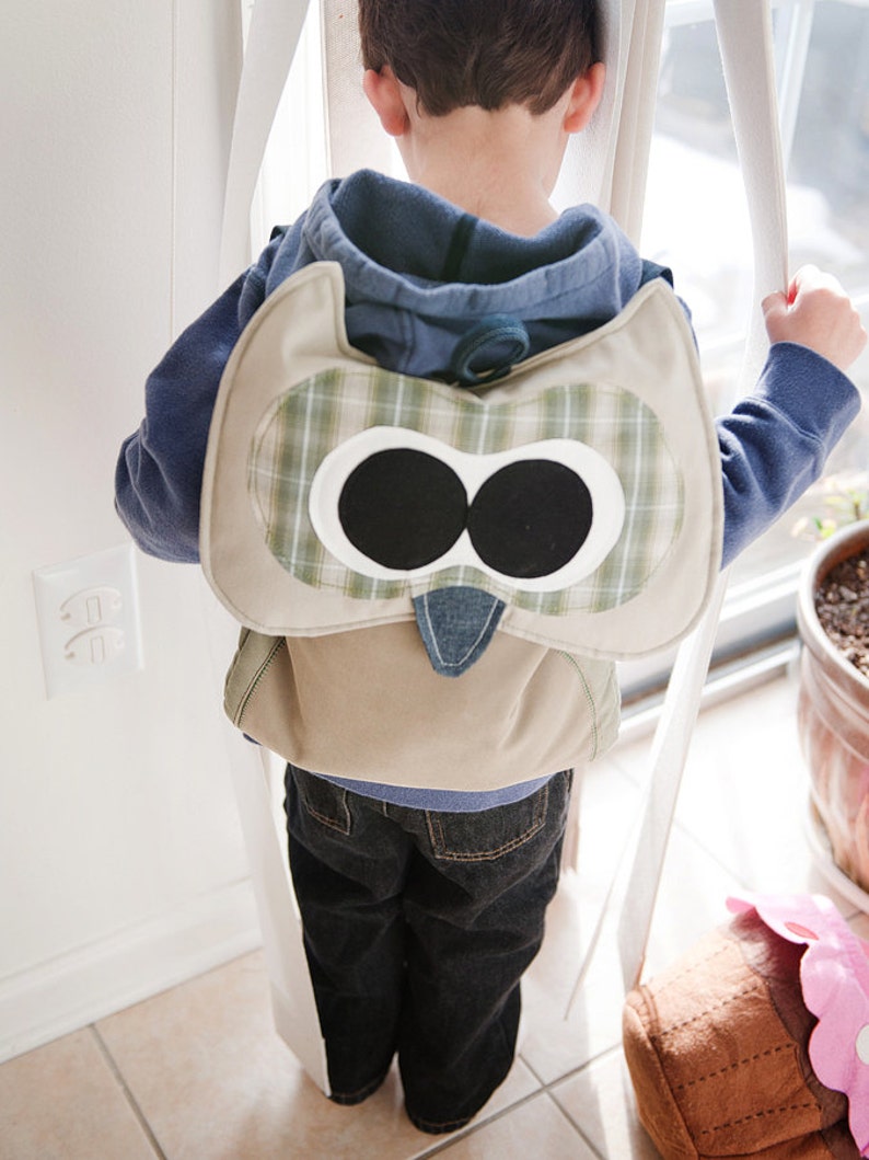 Owl Backpack Pattern INSTANT Download PDF File image 2