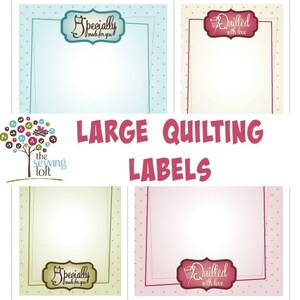 Large Printable Quilt and Sewing Labels - Etsy