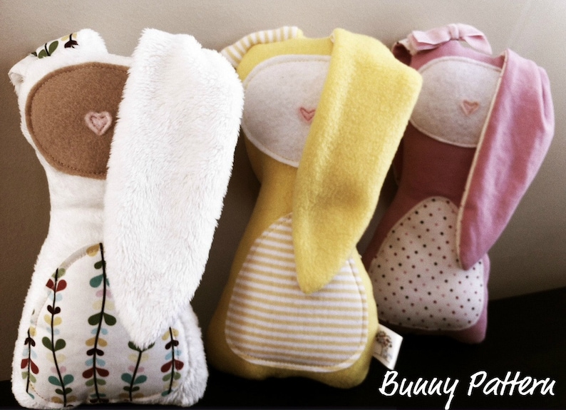 Bunny Sewing Pattern Plush Toy Bunny Pattern INSTANT image 0